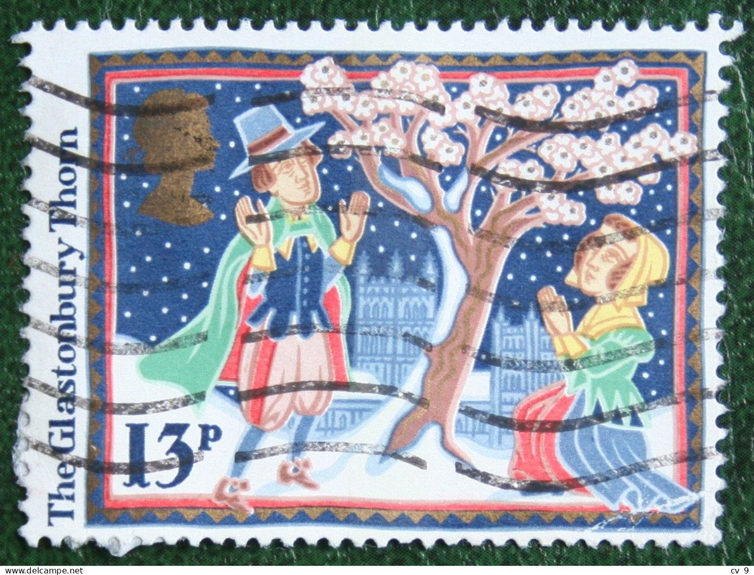 Natale Weihnachten Noel Christmas Mi 1091 BLUE STAR 1986 Used Gebruikt Oblitere ENGLAND GRANDE-BRETAGNE GB GREAT BRITAIN - Used Stamps