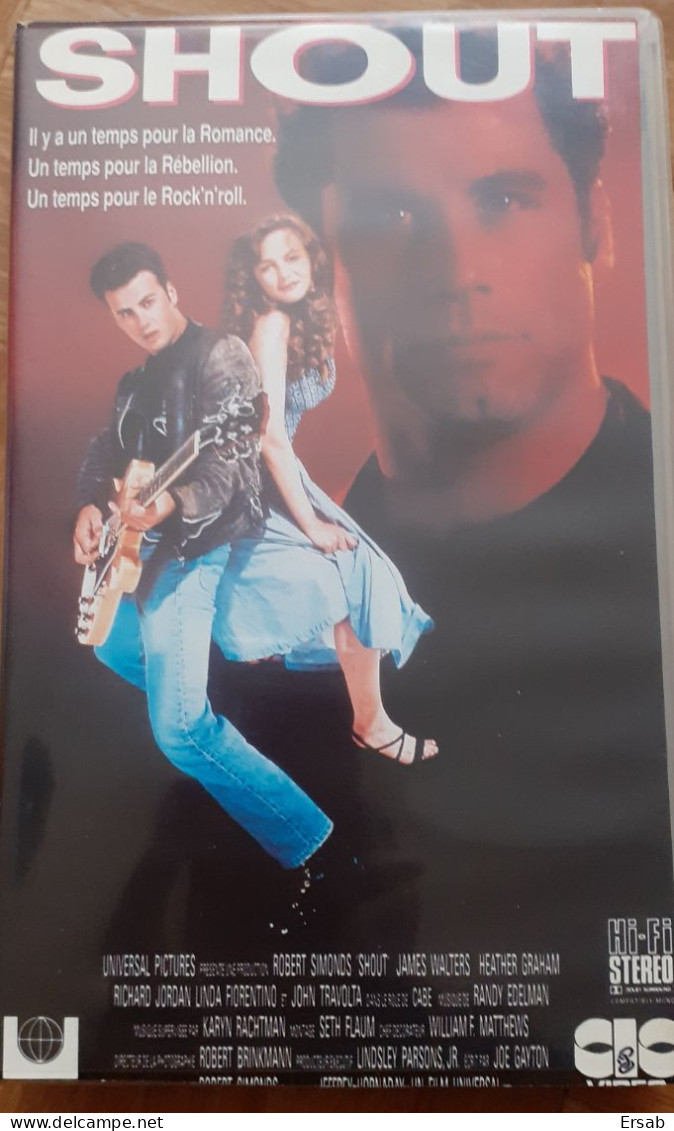Cassette Vidéo Film Rock'n'roll Shout Avec John Travolta VF VHS - Other & Unclassified