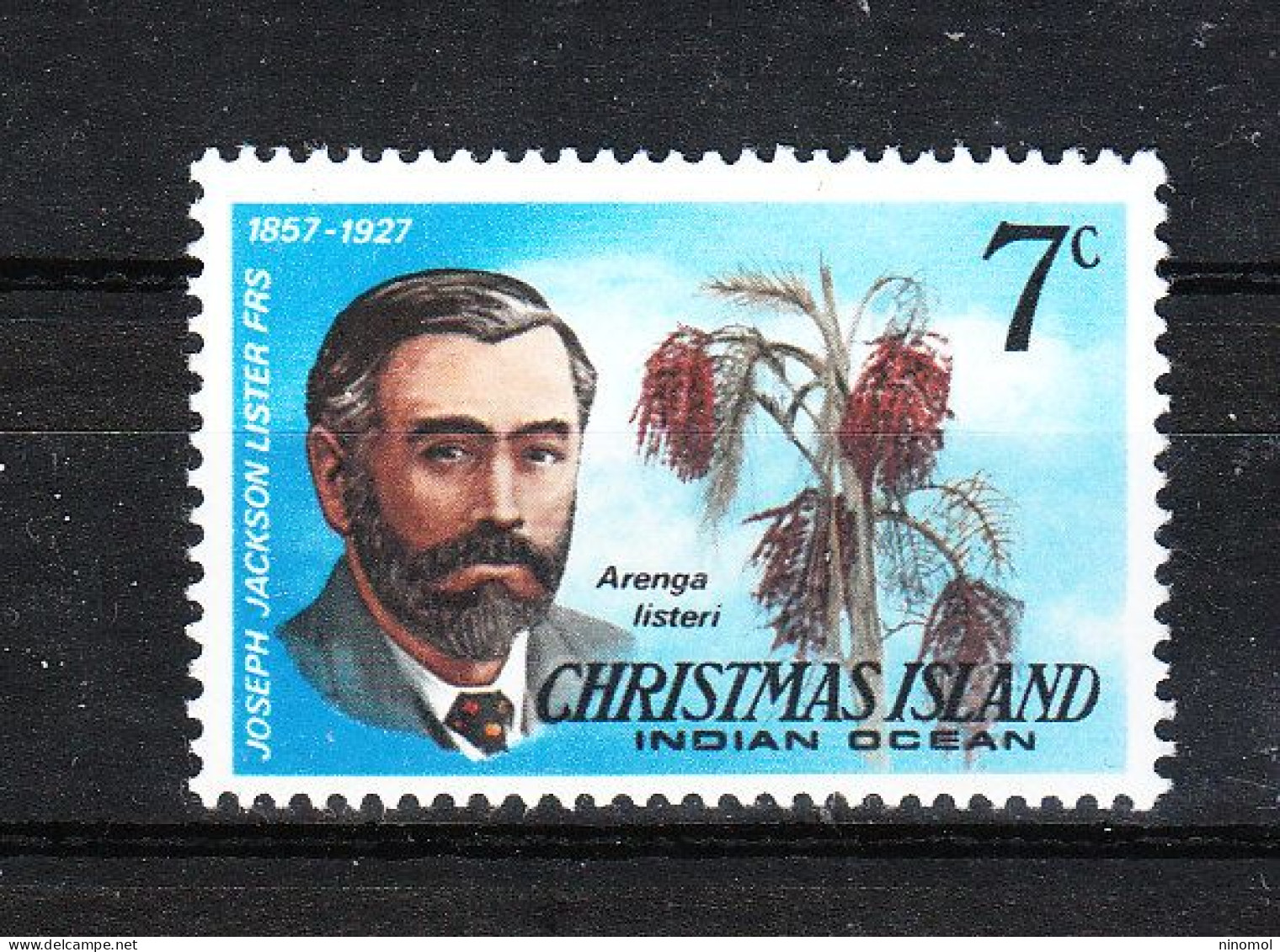 Christmas Isl. - 1978. J. Lister, Botanico Naturalista E La Palma Arena Listeri.Botanist And The Endemic  Palm. MNH - Groenten