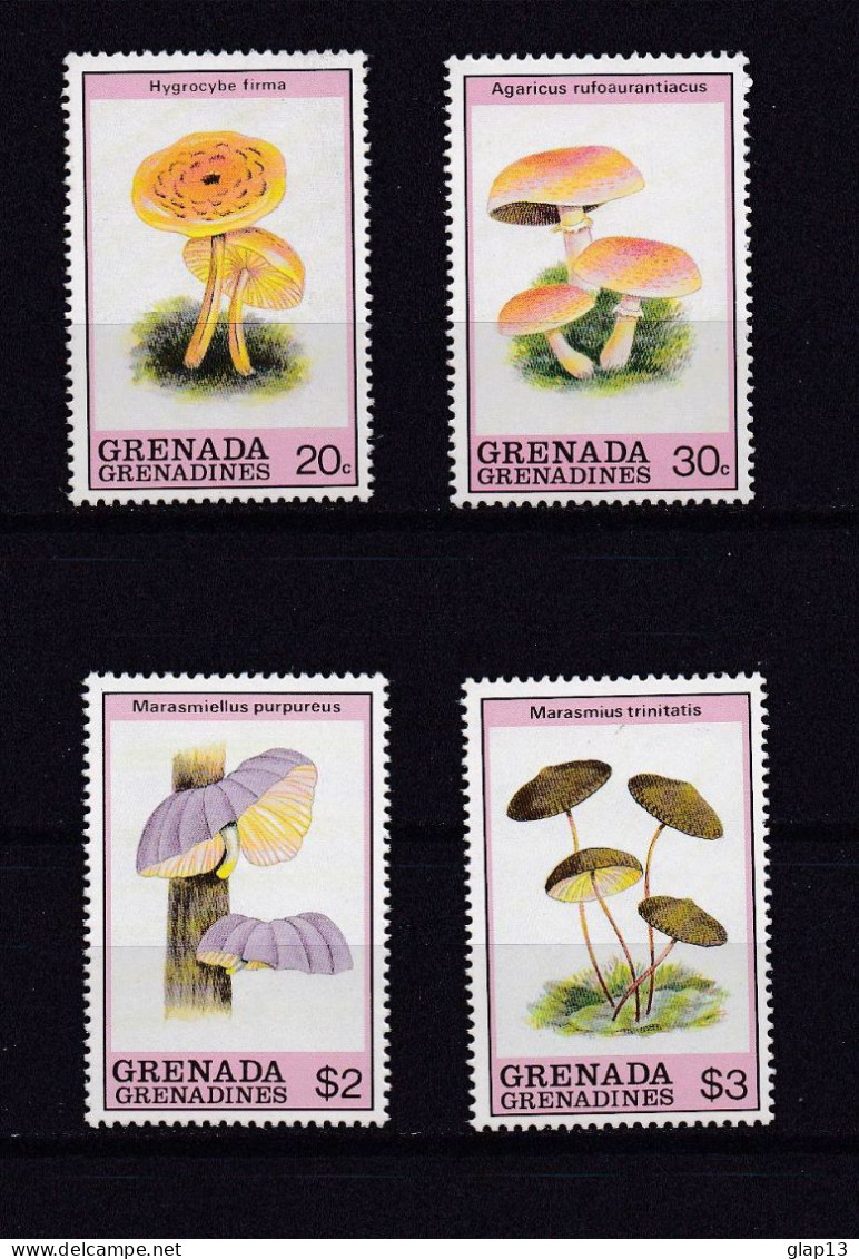 GRENADINES 1989 TIMBRE N°1034/37 NEUF** CHAMPIGNONS - Grenade (1974-...)