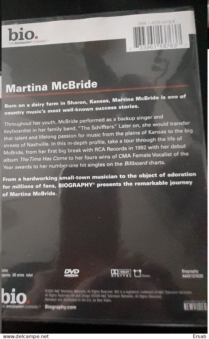 DVD Martina McBride The Biography Channel - Muziek DVD's