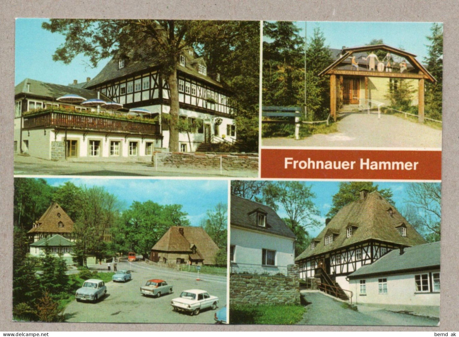 A5160} BRD (DDR) - AK (nicht Gel.): Frohnau (Annaberg-Buchholz) - Frohnauer Hammer - Annaberg-Buchholz