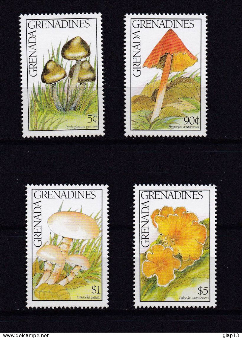 GRENADINES 1989 TIMBRE N°1200/03 NEUF** CHAMPIGNONS - Grenada (1974-...)