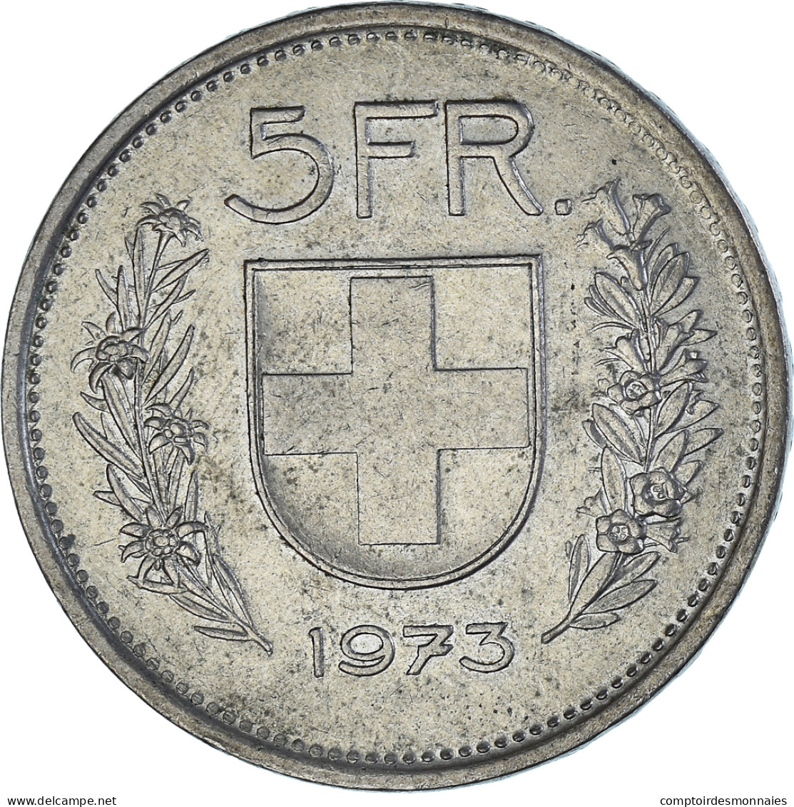 Monnaie, Suisse, 5 Francs, 1973 - Autres & Non Classés