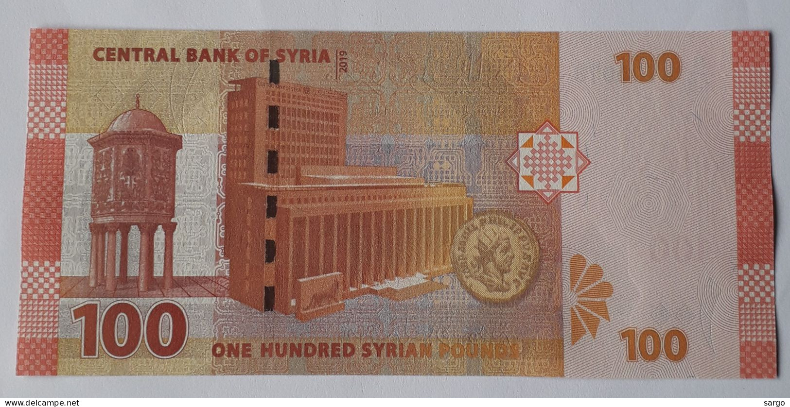 SYRIA  - 100 POUND - P 113b  (2019) - UNC -  BANKNOTES - PAPER MONEY - Syria