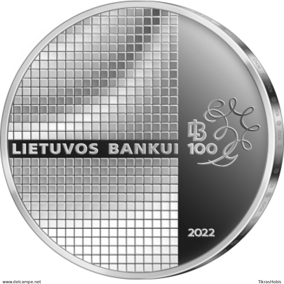 Lithuania 1,50 Euro, 2022 To The Bank Of Lithuania 100 Years - Lithuania