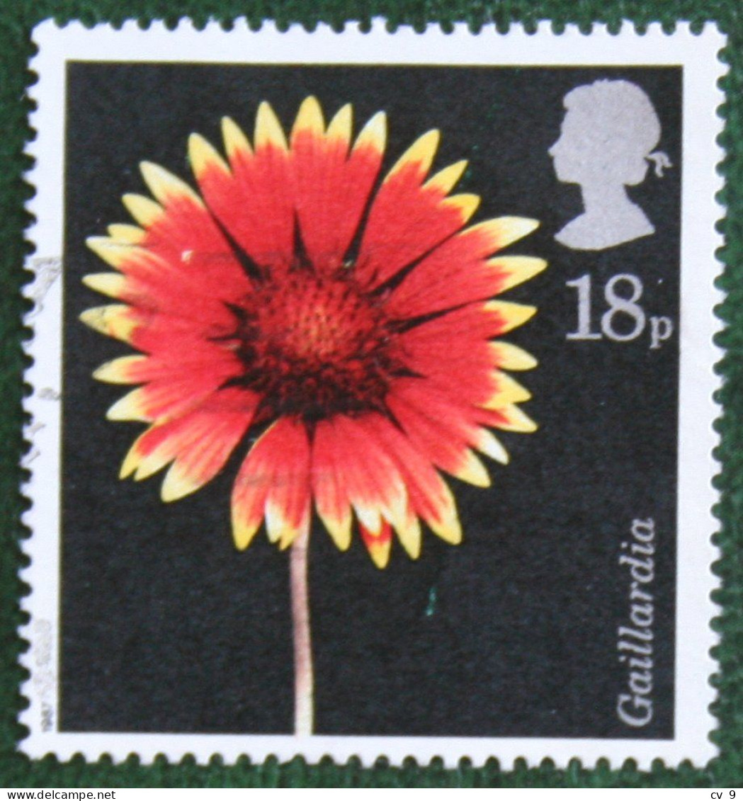 FLOWERS Fleur Blumen (Mi 1097) 1987 Used Gebruikt Oblitere ENGLAND GRANDE-BRETAGNE GB GREAT BRITAIN - Usados