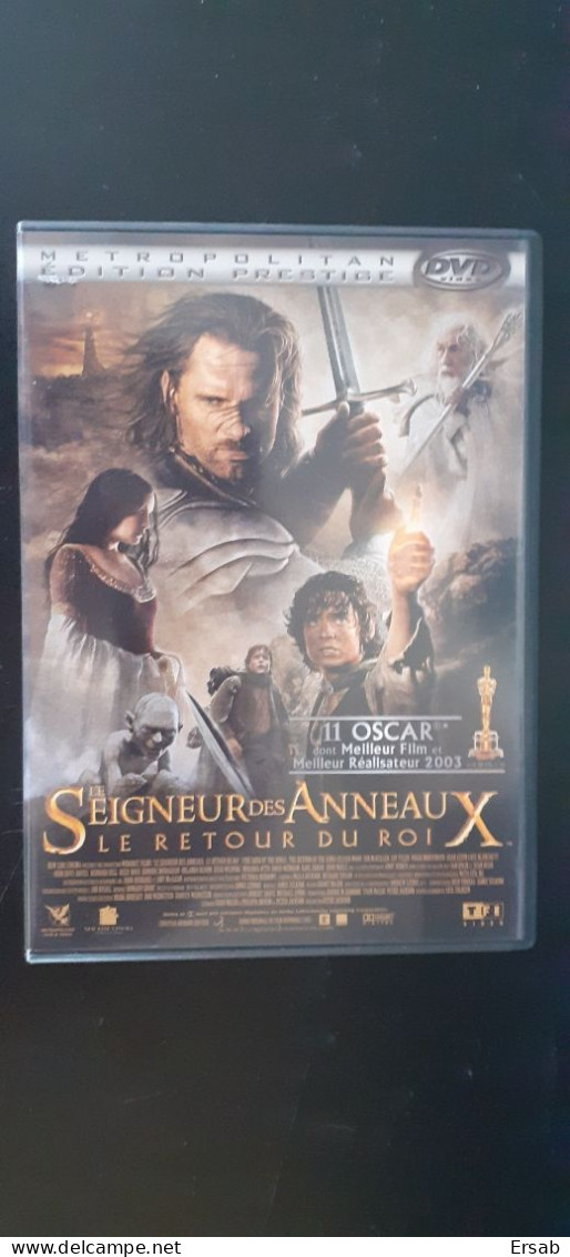 LOT 3 double DVD film le seigneur des anneaux trilogie