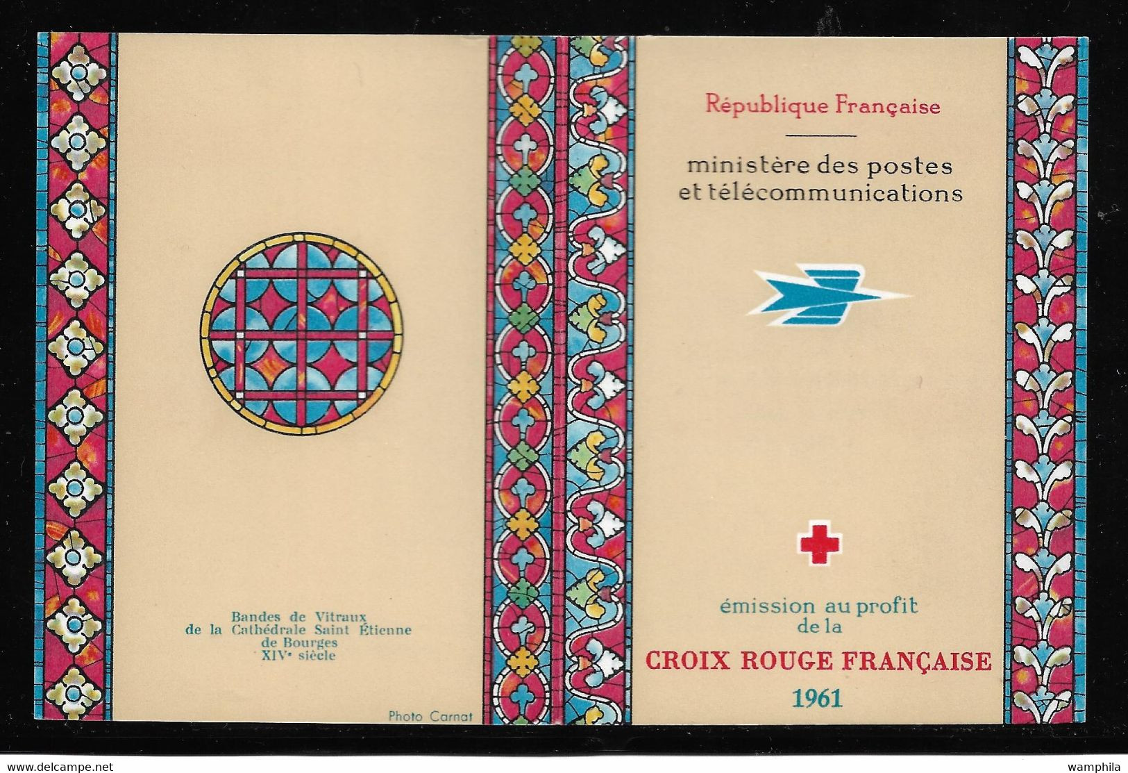 France Carnet Croix Rouge 1961 Oblitéré, Voir Description, Cote 46€ - Red Cross