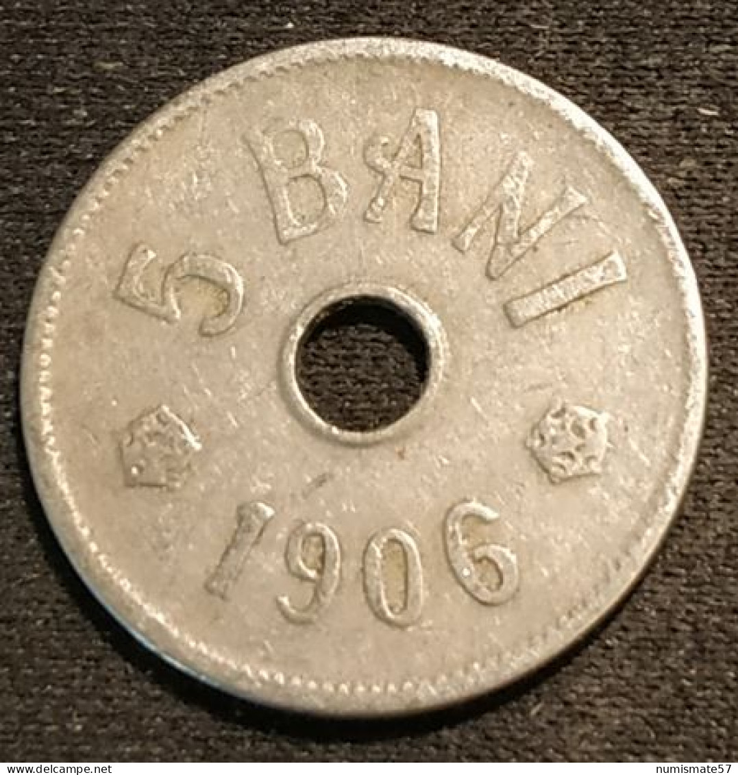 ROUMANIE - ROMANIA - 5 BANI 1906 - Carol I - KM 31 - Romania