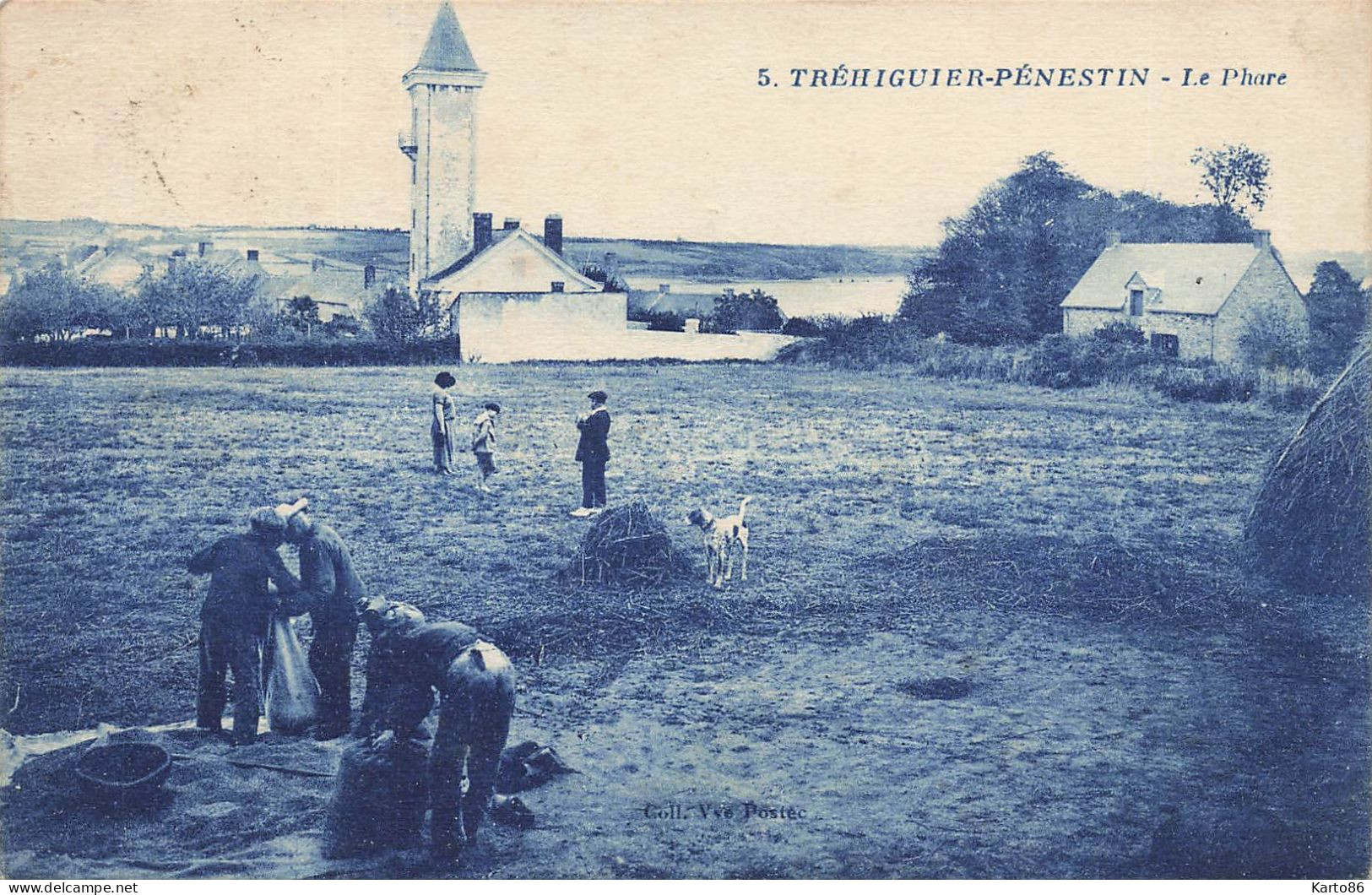 Tréhiguier Pénestin * Le Phare * Un Coin Du Village * Scène Agricole Agriculture Villageois * Penestin - Pénestin