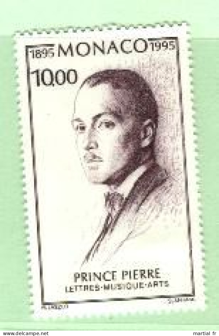 Prince Pierre De Monaco Yvert N° 1983 ** MNH CENTENAIRE DE SA NAISSANCE PRINZ - Otros & Sin Clasificación