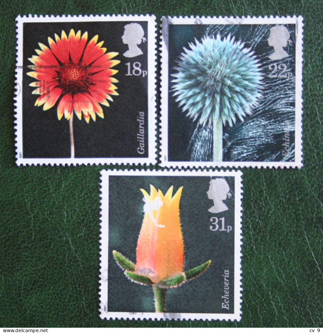 Read  FLOWERS Fleur Blumen (Mi 1097-1099) 1987 Used Gebruikt Oblitere ENGLAND GRANDE-BRETAGNE GB GREAT BRITAIN - Gebruikt