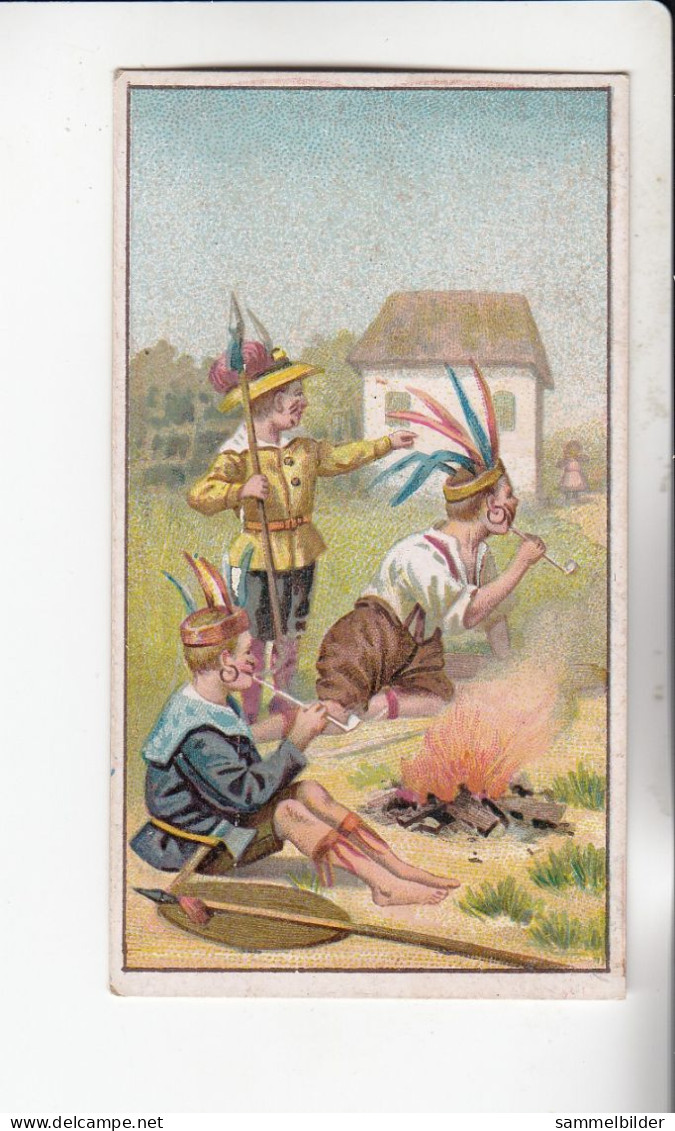 Actien Gesellschaft  Wie Kinder Indianer Spielen Am Lagerfeuer   Serie  42 #2  Von 1900 - Stollwerck