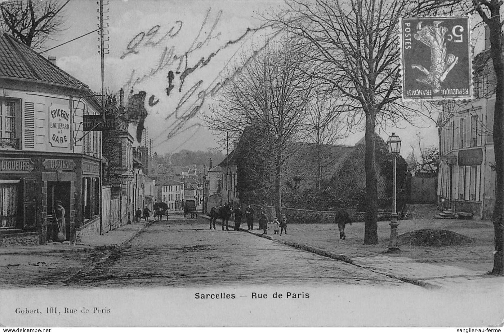 CPA 95 SARCELLES / RUE DE PARIS - Sarcelles