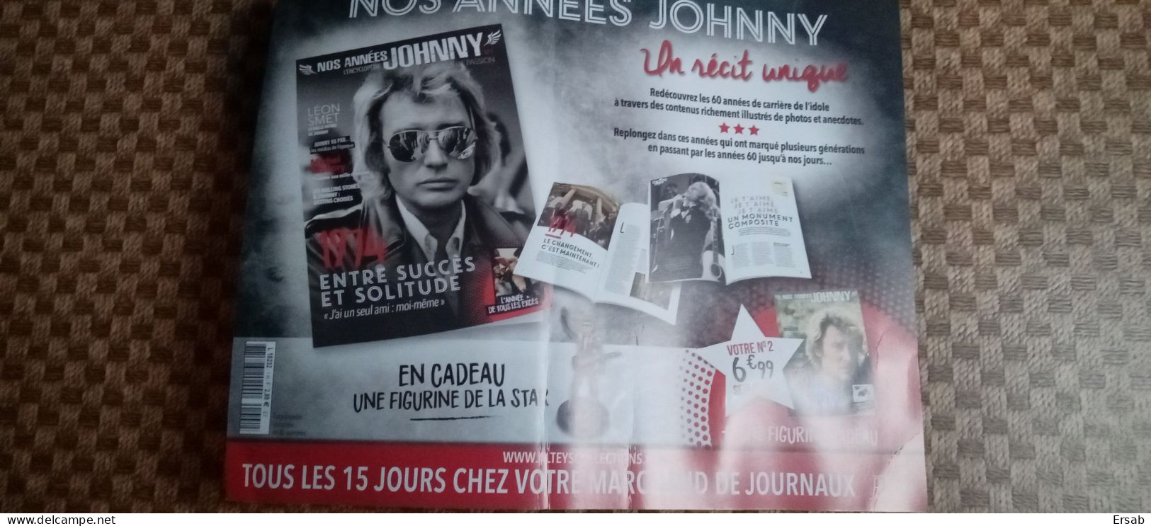 Figurine Johnny Hallyday Collection Nos Années Johnny N°1 - Varia