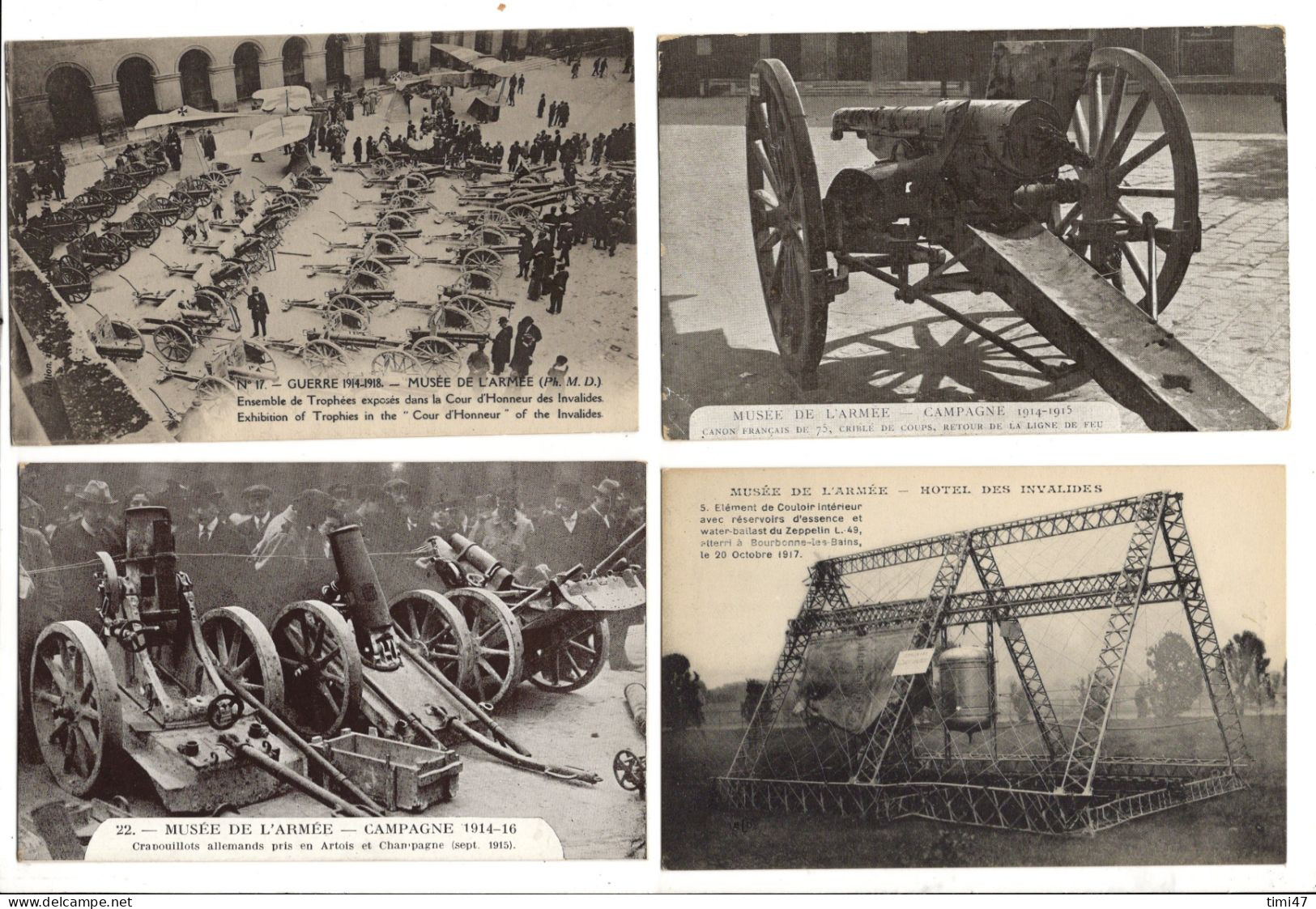 R716  /  14 Cartes Postales Neuves MUSEE De L'ARMEE - Museen