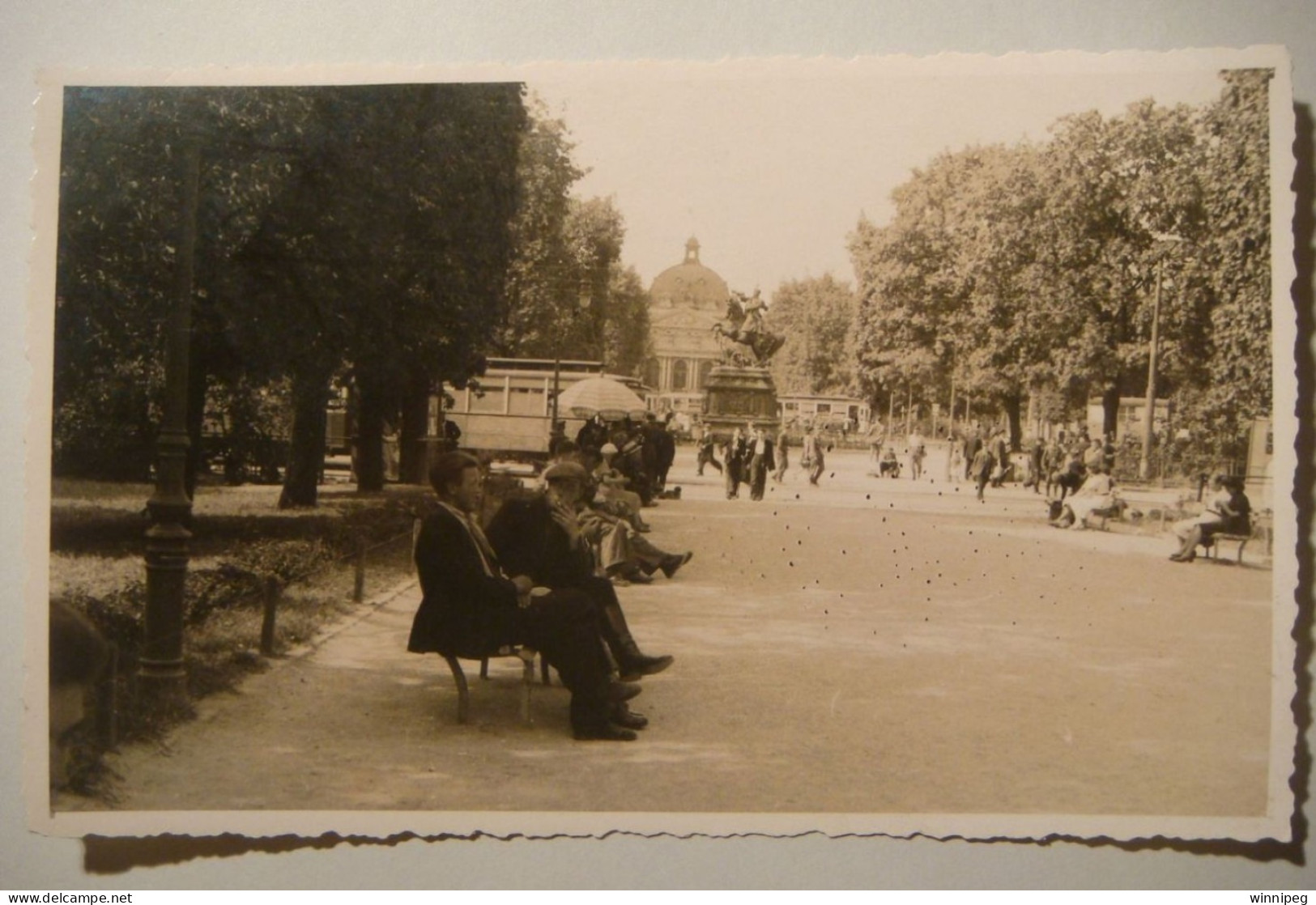 Lwow.Lemberg.WWII,Promenade Am Ring.German Occupation.Foto S.Oberfrank.Tramway.Poland.Ukraine. - Ukraine