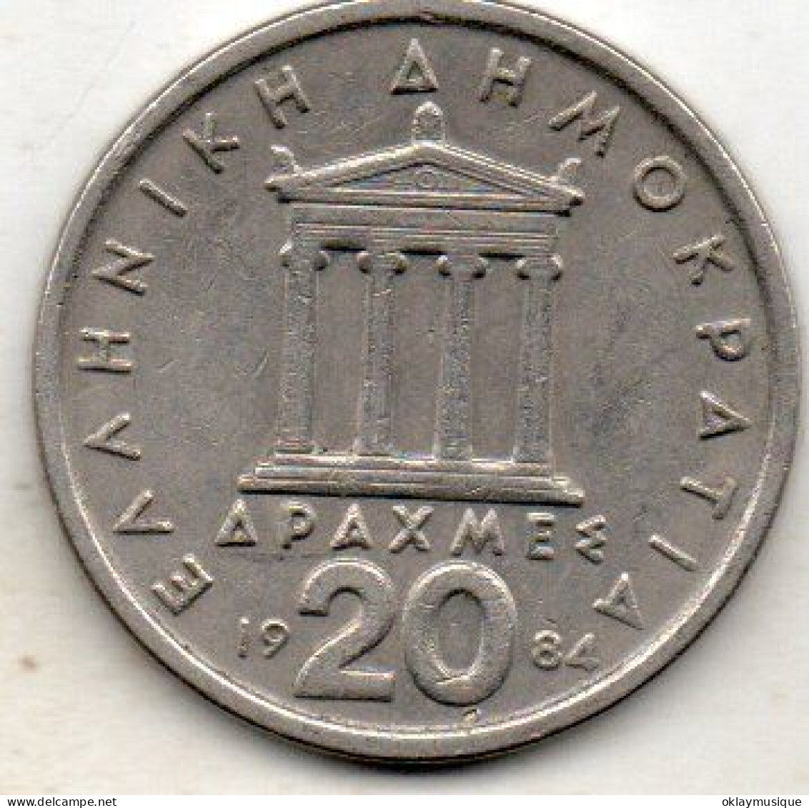 Grece  20 Drachmai 1984 - Grecia