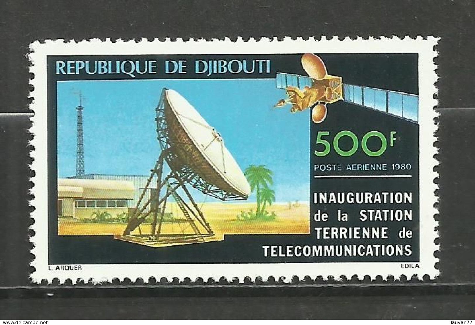 Djibouti POSTE AERIENNE N°143 Neuf** Cote 10€ - Djibouti (1977-...)