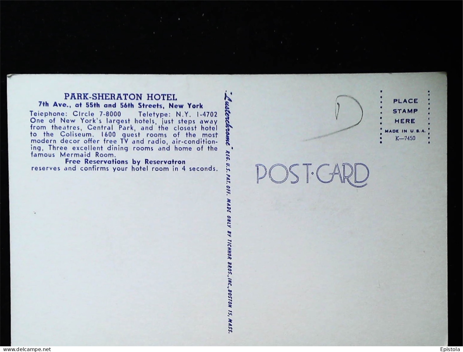►PARK SHERATON HOTEL 1950/60s  - NEW YORK CITY (Architecture) - Manhattan