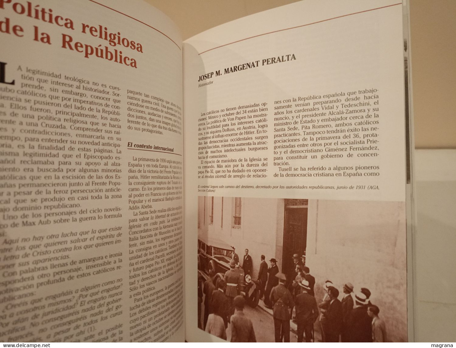 La Guerra Civil Española. 13- La Iglesia durante la Guerra. Ediciones Folio. 1996. 118 páginas.
