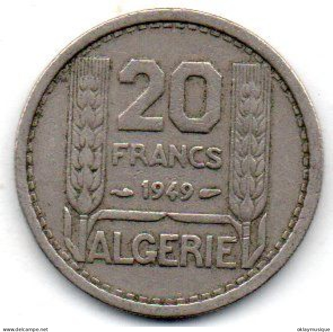 Algérie 20 Francs 1949 - Algeria