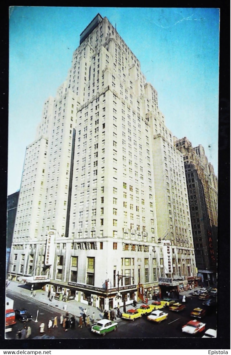 ►HOTEL NEW YORKER  1950/60s Taxis  - NEW YORK CITY (Architecture) - Manhattan