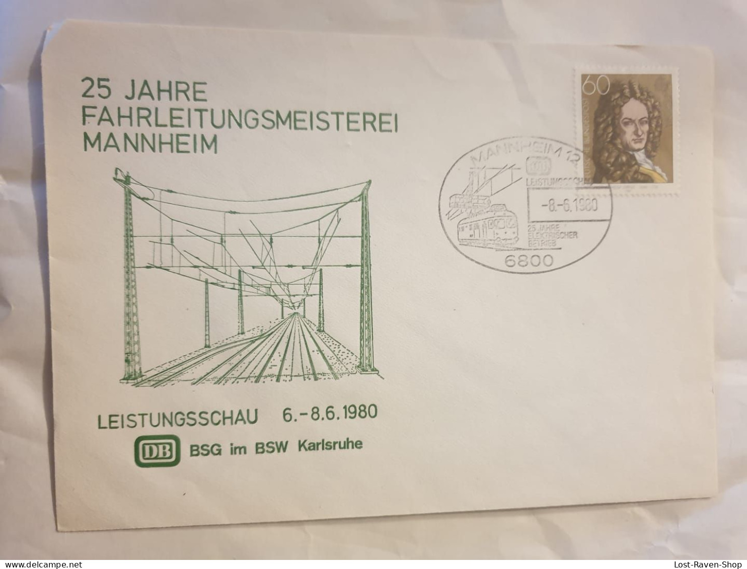 25 Jahre Fahrleitungsmeisterei Mannheim 1980 - Buste - Usati