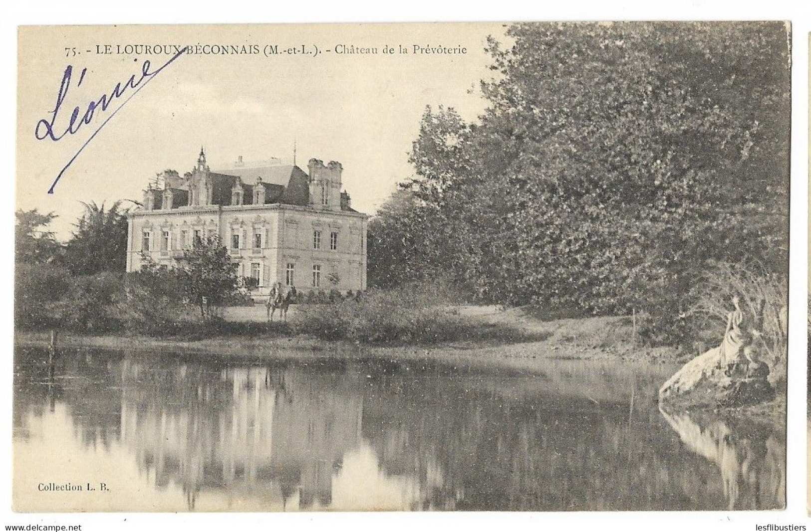 CPA 49 LE LOUROUX-BECONNAIS Château De La Prévôterie - Le Louroux Beconnais
