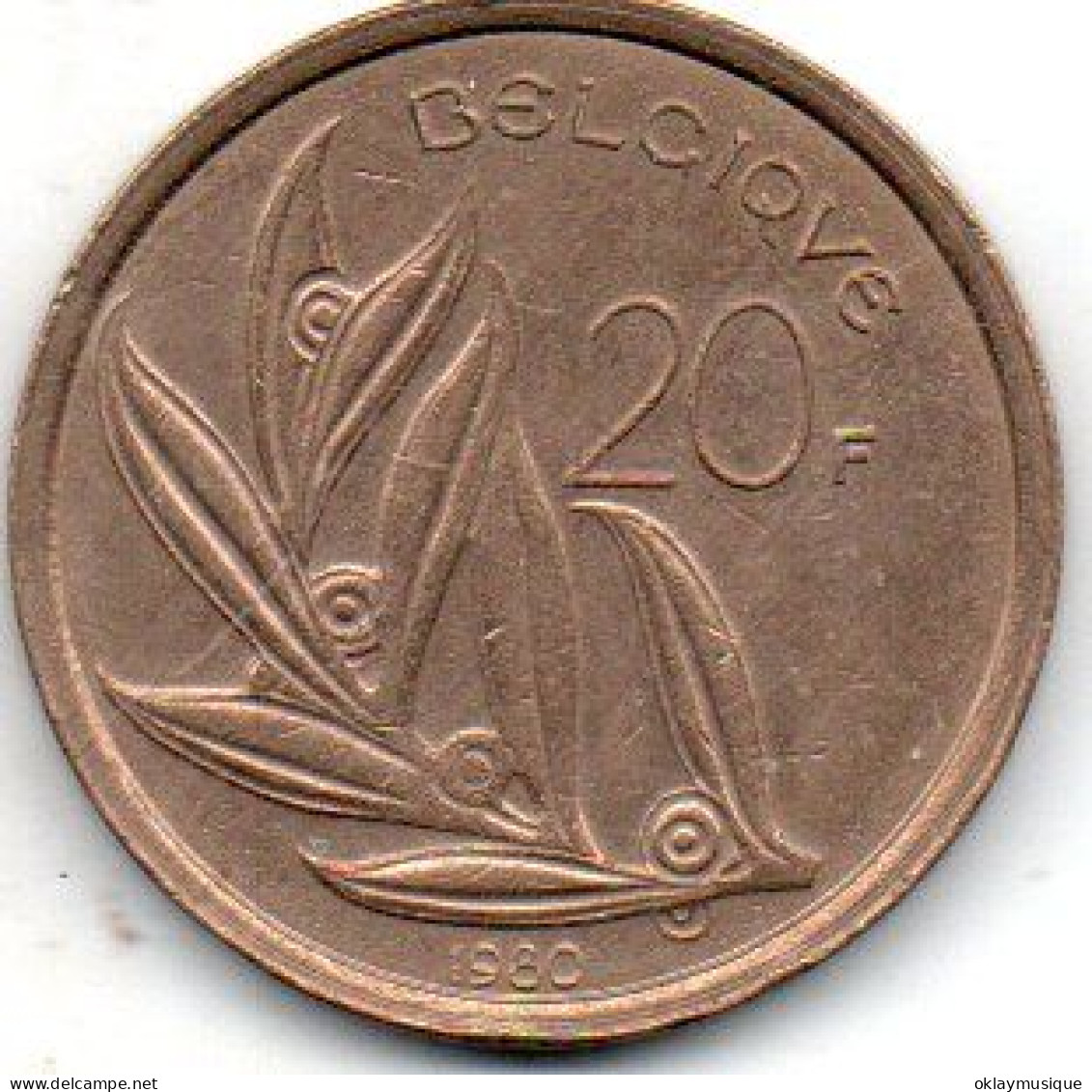 Belgique 20 Francs 1980 - 20 Francs