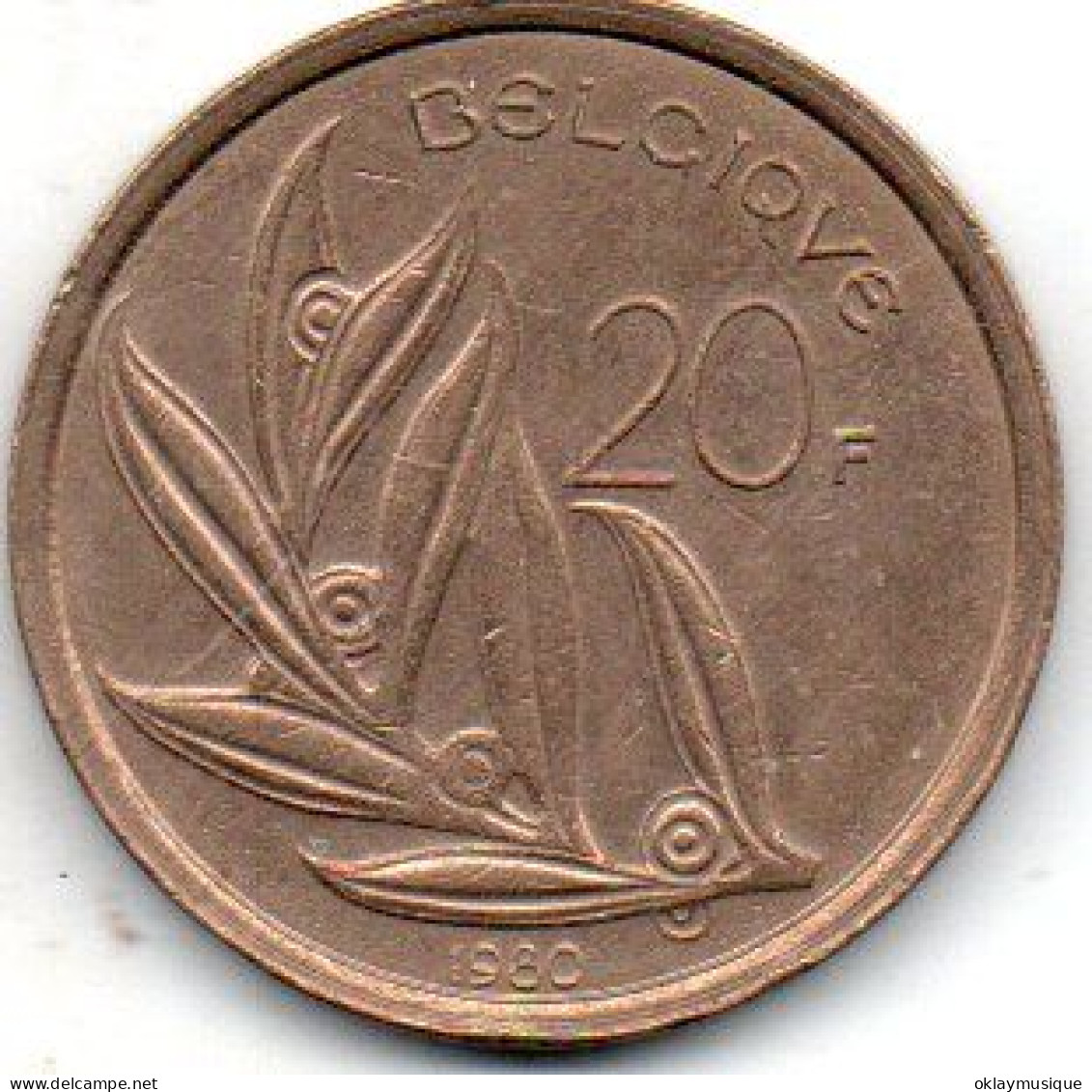 Belgique 20 Francs 1980 - 20 Frank