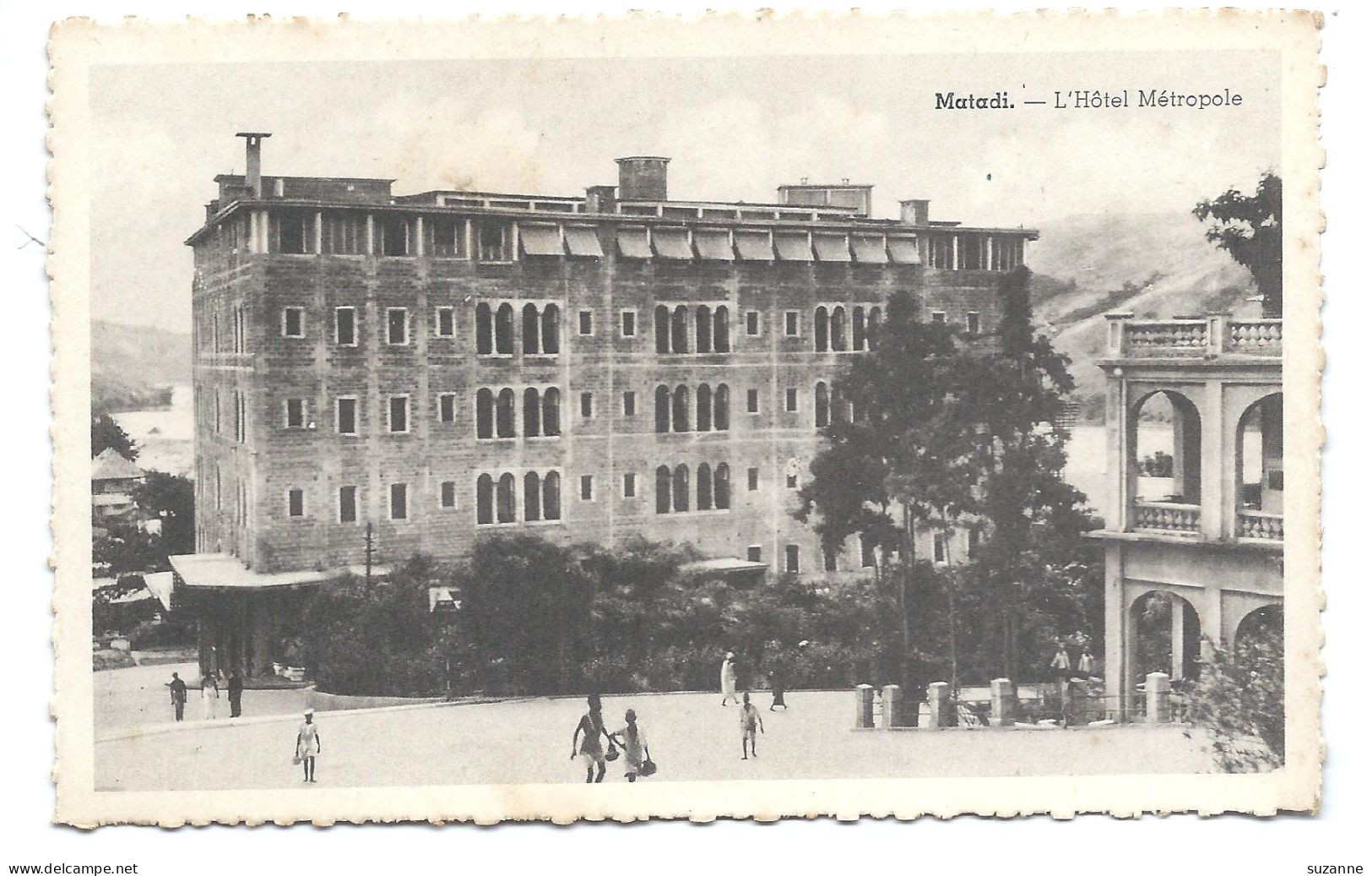 MATADI - L'Hôtel Métropole - CONGO BELGE - éd. S. BEST - Kinshasa - Leopoldville (Leopoldstadt)