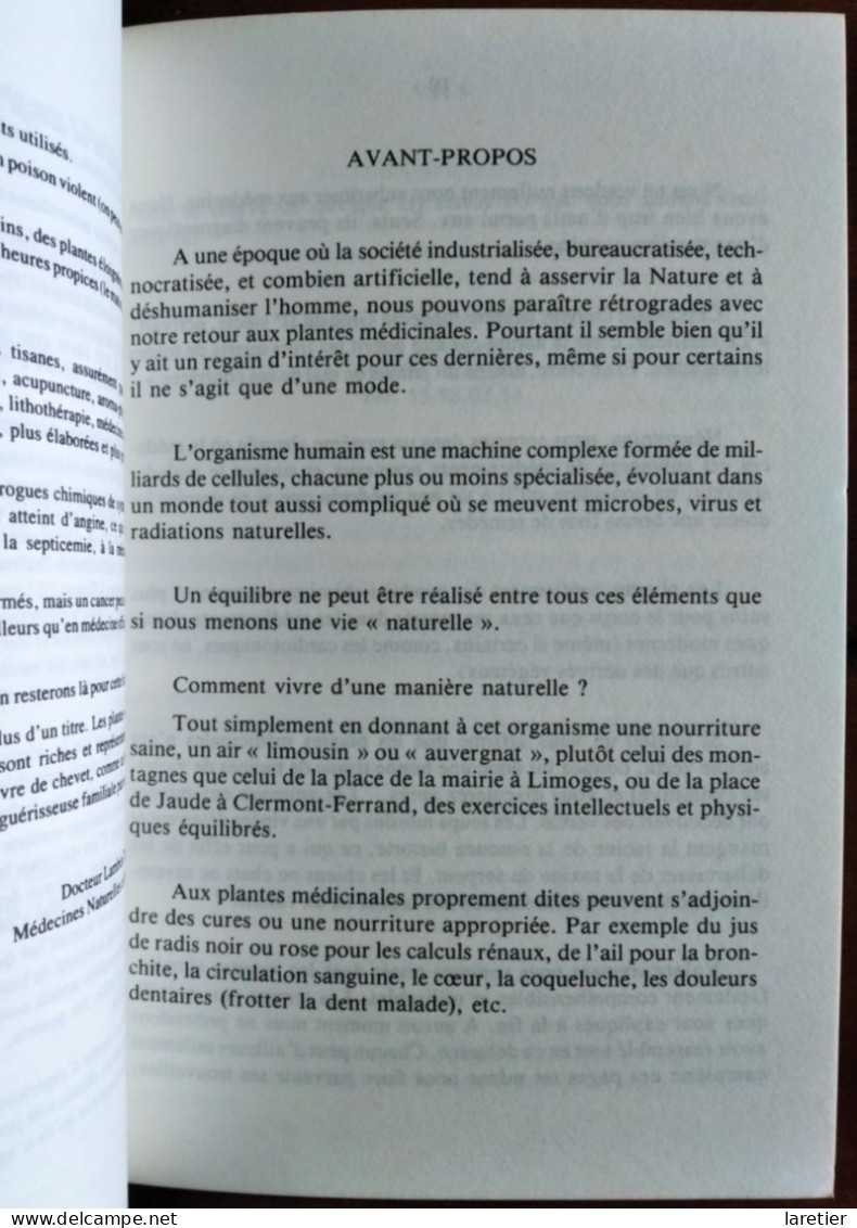 LES PLANTES MEDICINALES DU LIMOUSIN De La Marche Et De L'Auvergne - M. & D. Borzeix - Dédicaces Des Auteurs - Limousin