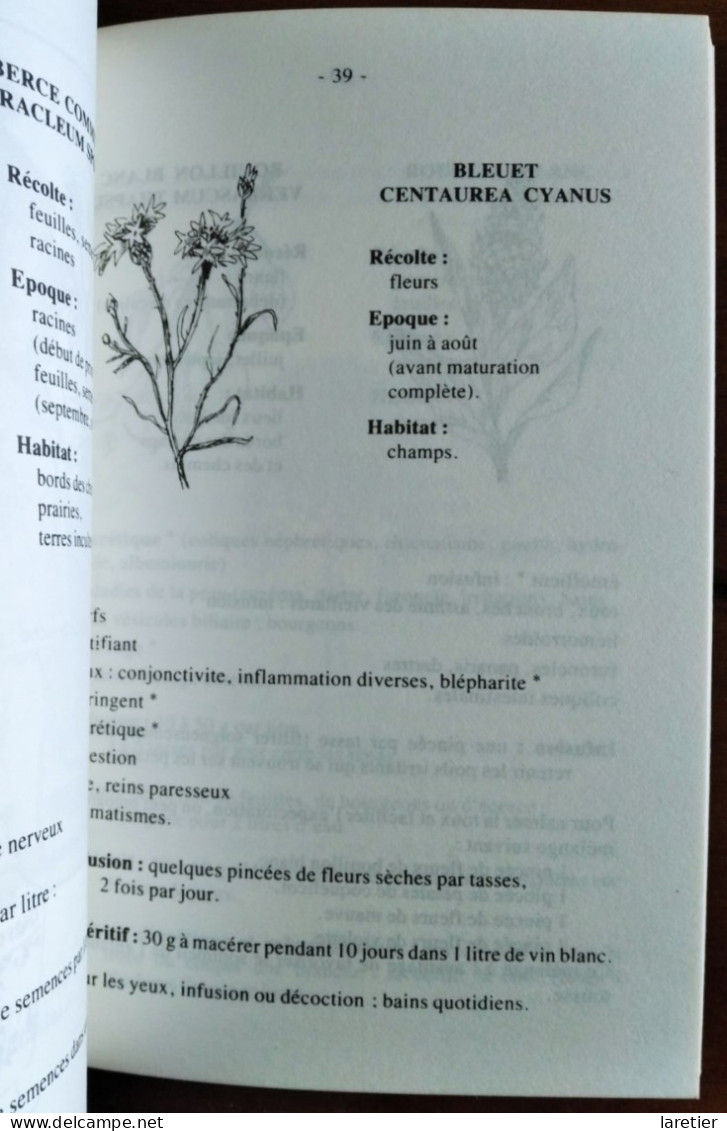 LES PLANTES MEDICINALES DU LIMOUSIN de la Marche et de l'Auvergne - M. & D. Borzeix - Dédicaces des auteurs