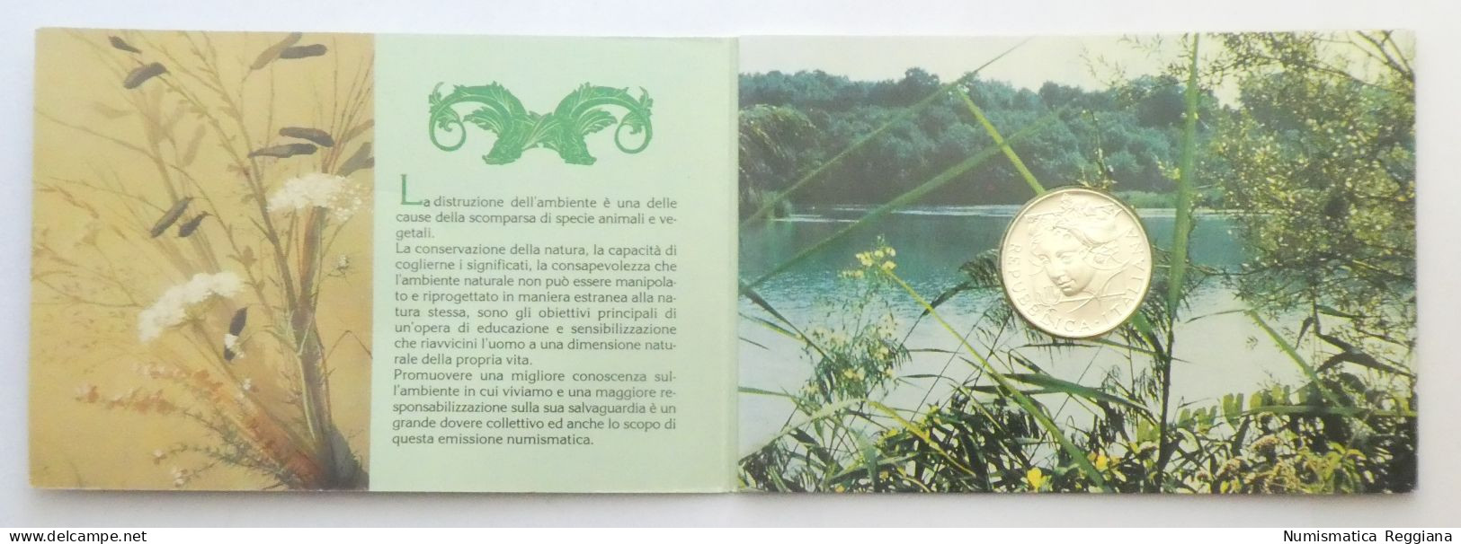 Repubblica Italiana - 500 Lire 1992 FDC Flora E Fauna D'Italia - Jahressets & Polierte Platten