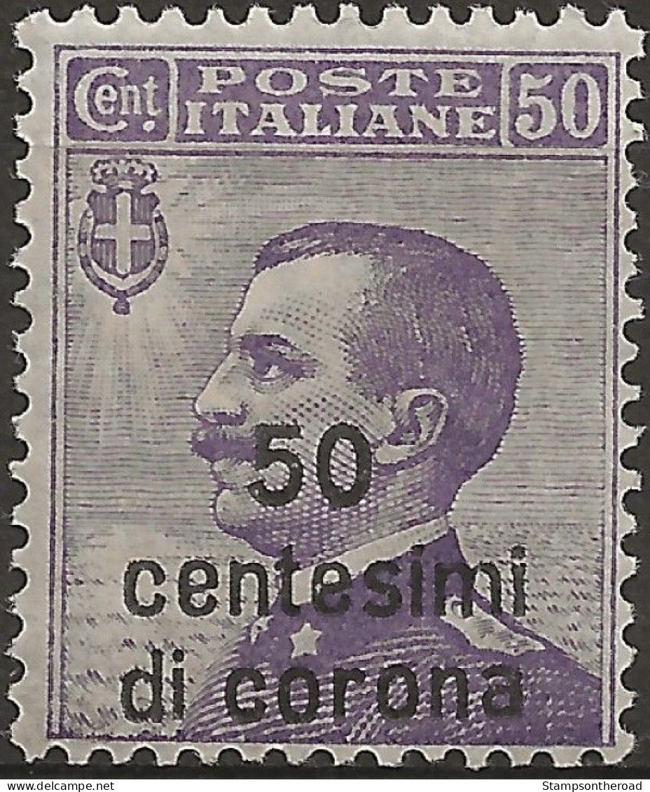 TRDA5L -1921/22 Terre Redente/Dalmazia, Sassone Nr. 5, Francobollo Nuovo Con Traccia Di Linguella */ - Dalmatië