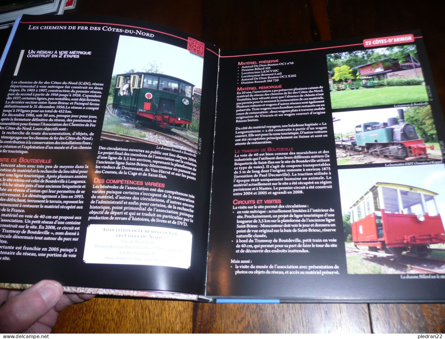 CHEMINS DE FER ERIC FAUGUET TRAINS TOURISTIQUES GARES LIGNES LOCOMOTIVES WAGONS MATERIELS LES ITINERAIRES 2015 - Ferrocarril & Tranvías