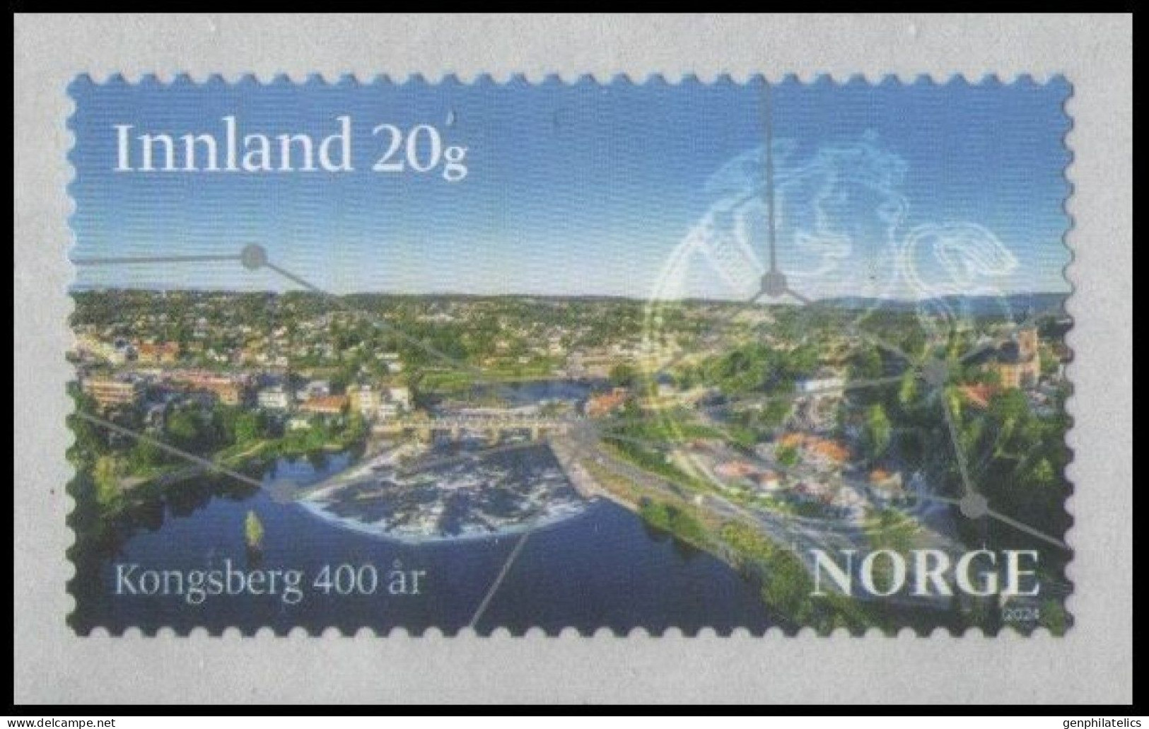 NORWAY 2024 EVENTS. City. Views. 400th Anniv. Of KONGSBERG - Fine Stamp (self-adhesive) MNH - Neufs