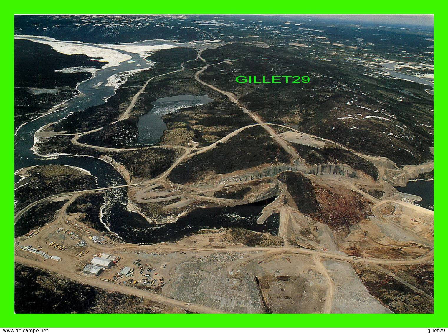 LAFORGE, QUÉBEC - BARRAGE ET ÉVACUATEUR DE CRUES À LAFORGE 1 - ÉCRITE - - Autres & Non Classés