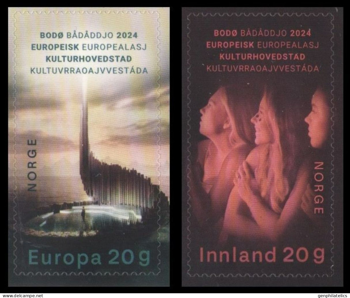 NORWAY 2024 EVENTS. City. Views. Women. European Capital Of Culture BODO - Fine Set (self-adhesive) MNH - Nuovi