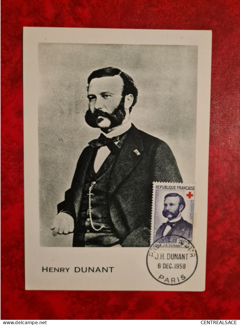 Carte 1958 MAXI   PARIS HENRY DUNANT - Non Classés