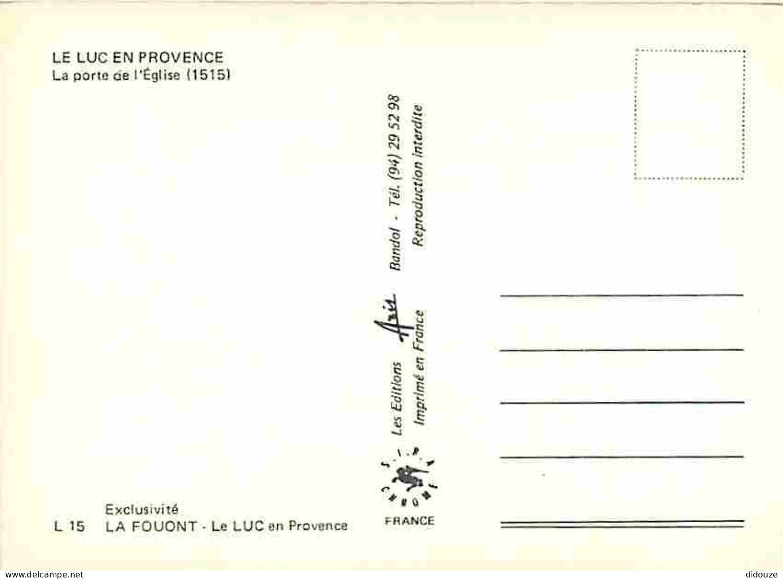 83 - Le Luc En Provence - Carte Neuve - CPM - Voir Scans Recto-Verso - Le Luc