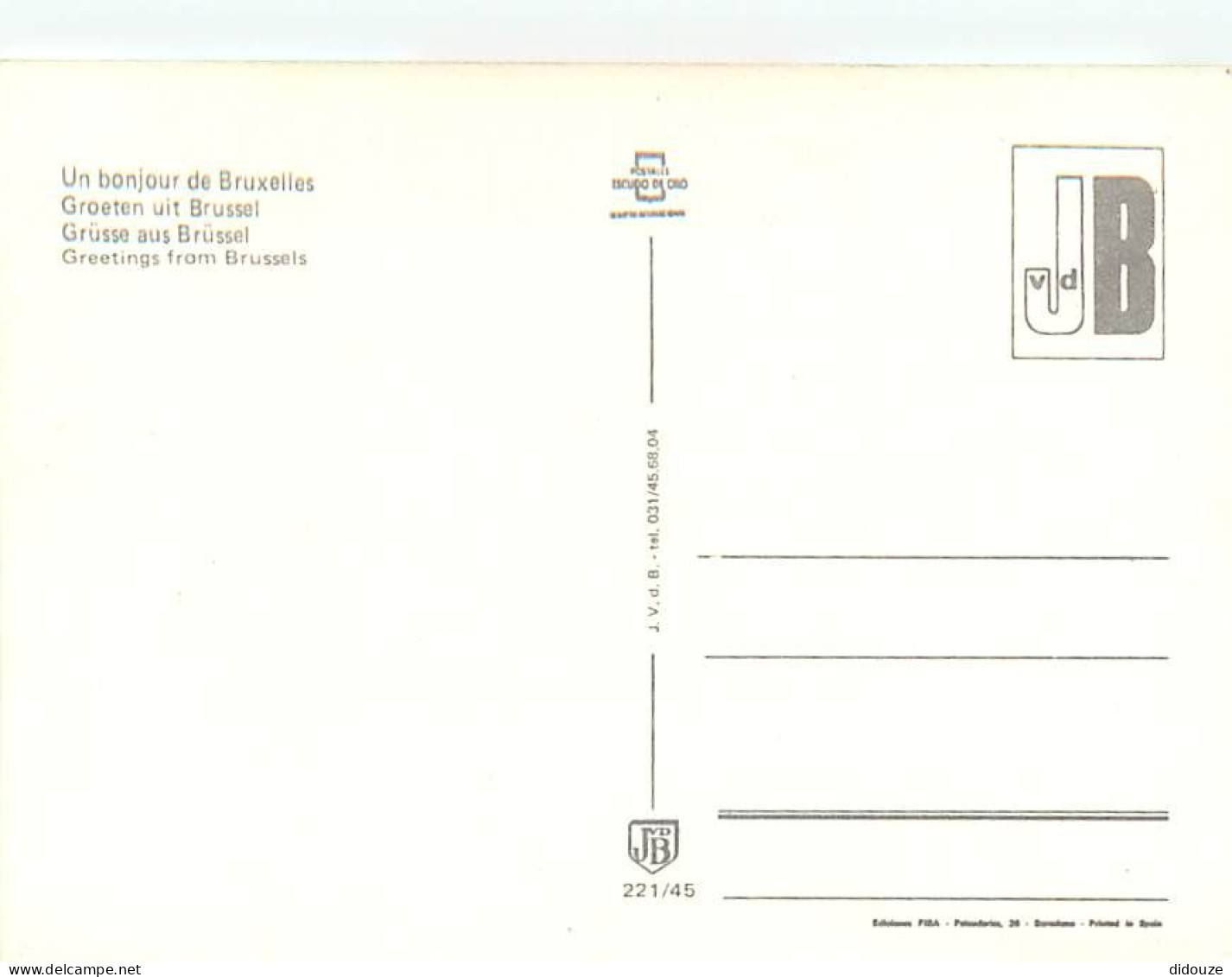 Belgique - Bruxelles - Brussel - Multivues - CPM - Voir Scans Recto-Verso - Mehransichten, Panoramakarten