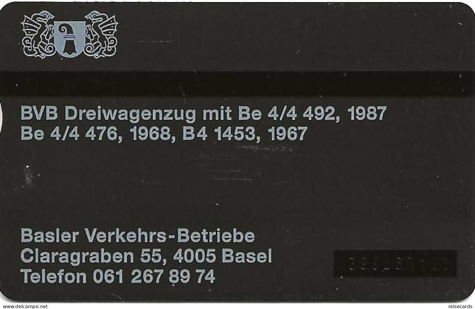 Switzerland: PTT P - KP-94/50C 404L Basler Verkehrs-Betriebe - Dreiwagen-Tramzug - Suiza