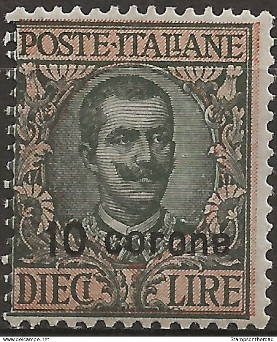 TRDA8L -1921/22 Terre Redente/Dalmazia, Sassone Nr. 8, Francobollo Nuovo Con Traccia Di Linguella */ - Dalmatie