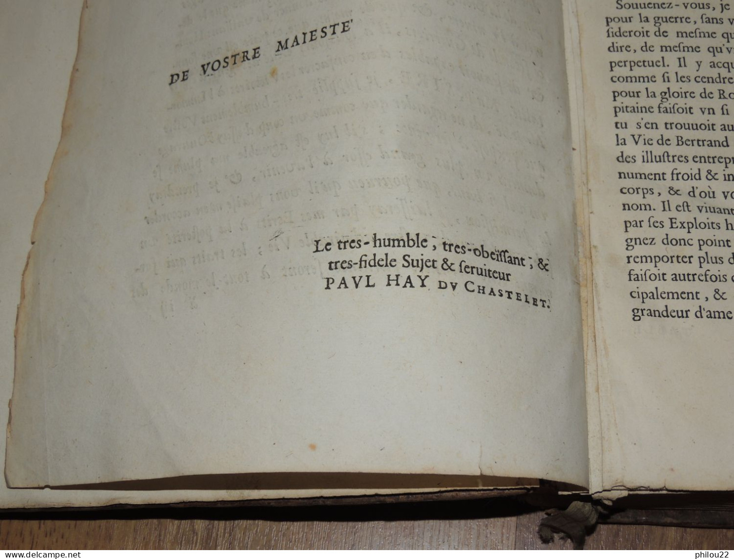 HAY du CHASTELET - Histoire de Bertrand DU GUESCLIN 1666 E.O.