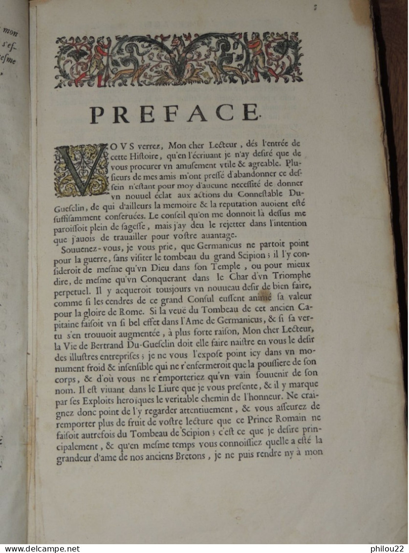 HAY du CHASTELET - Histoire de Bertrand DU GUESCLIN 1666 E.O.