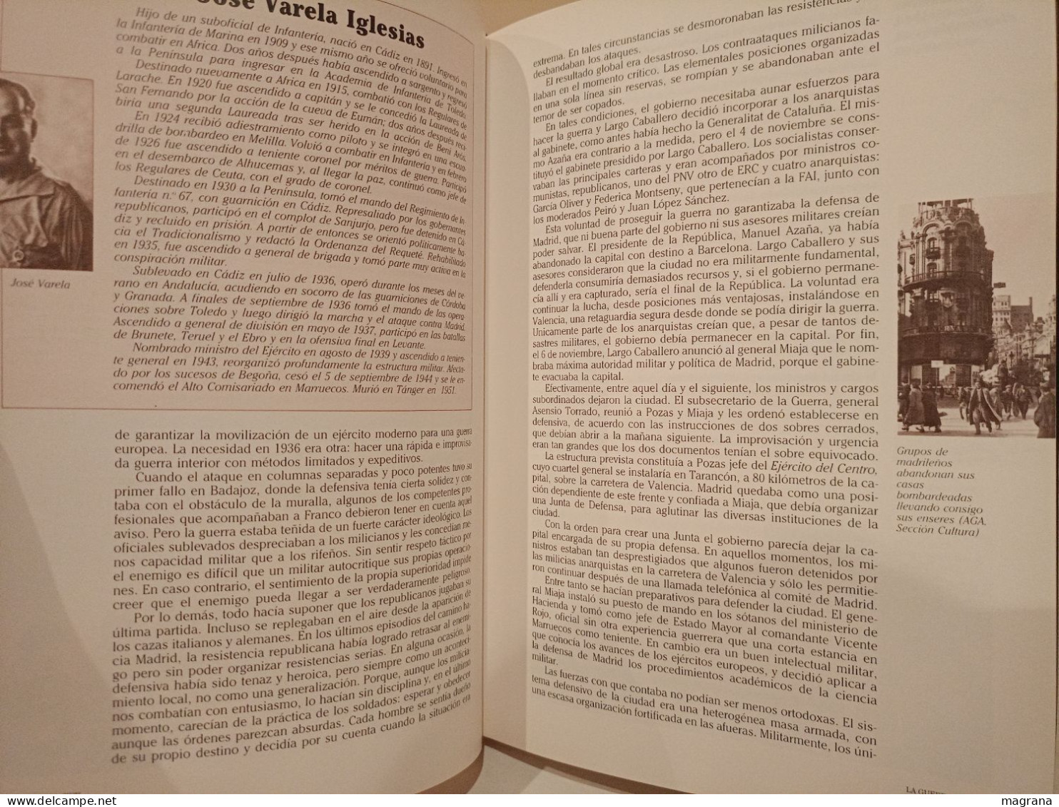 La Guerra Civil Española. 9- La Batalla De Madrid . Ediciones Folio. 1996. 119 Páginas. - Culture