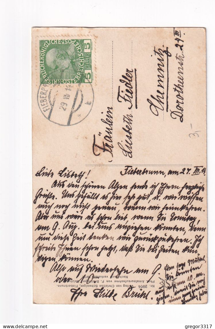 E6057) FIEBERBRUNN - Tirol - Wildseeloder - - 29.06.1914 - Fieberbrunn